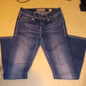 BKE Women's Dark Blue Boot Cut Jeans